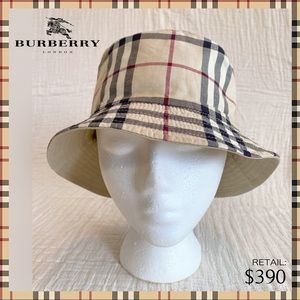 Burberry Reversible Bucket Hat Tan Nova Check